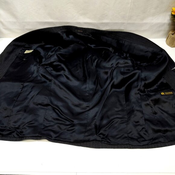 Fenzia 100% Wool Sport Coat Blazer 42 Short S & K Famous Brands Made In Israel - Picture 3 of 9